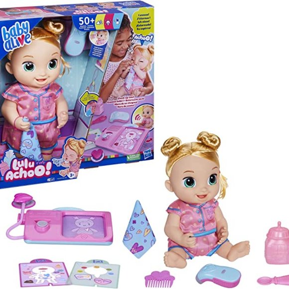 BABY ALIVE LULU ACHOO BLONDE HAIR 12” BABY DOLL SEALED BOX💥🆕SHIPS FAST😮‍💨⚡🚚 - Picture 11 of 15